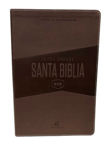 Portada de la Santa Biblia RVR Letra Grande con Comfort Print y palabras de Jesús en rojo