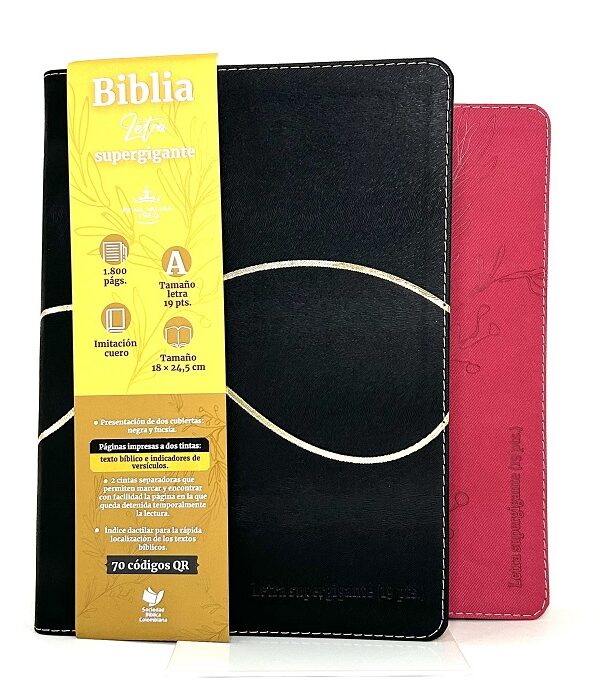 Biblia Reina Valera Letra Supergigante con Códigos QR
