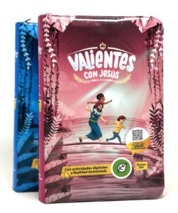 Biblia Ilustrada Valientes con Jesús 2 tomos con códigos QR