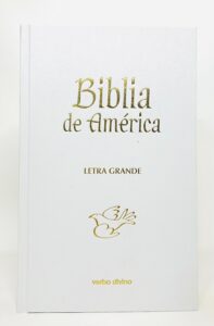 Portada de la Biblia de América Letra Grande, con encuadernación flexible y diseño moderno.​