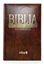 Portada de la Biblia del Nuevo Milenio Ecuménica, ilustrada con grabados y notas explicativas.​