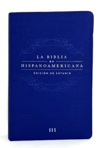 Biblia Hispanoamericana Edición de Estudio Interconfesional tapa azul