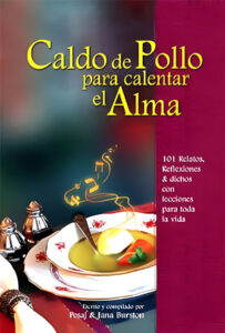 Portada de Caldo de Pollo para Calentar el Alma, con relatos y reflexiones que reconfortan el alma.