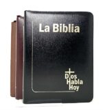 Portada de la Biblia Dios Habla Hoy con Letra Gigante y Zipper.