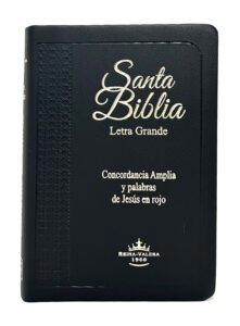 Santa Biblia Reina Valera 1960 letra grande con uñeros – Índice con pestañas y letra 12 puntos