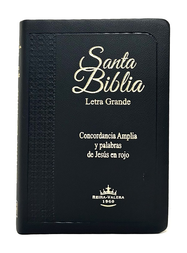 Santa Biblia Reina Valera 1960 letra grande con uñeros – Índice con pestañas y letra 12 puntos