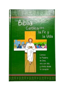 Portada de La Biblia Católica para la Fe y la Vida (Pasta Dura) con diseño clásico y encuadernación resistente