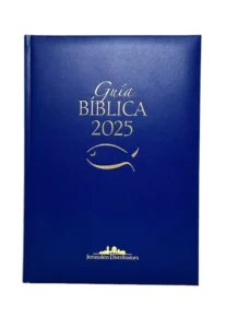 Portada de la Guía Bíblica 2025 con diseño litúrgico y espacio para anotaciones.