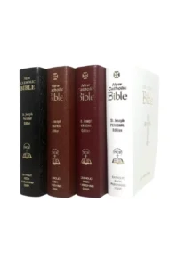 New Catholic Bible Saint Joseph Edition – Tamaño Personal con ilustraciones y notas explicativas