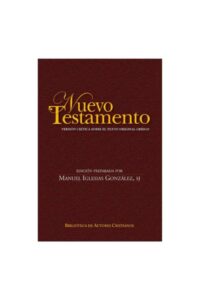 Portada del Nuevo Testamento Versión Crítica Griego BAC Maior 2017