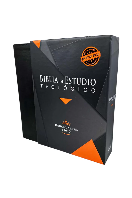 Portada de la Biblia de Estudio Teológico Reina Valera 1960 en cuero legítimo