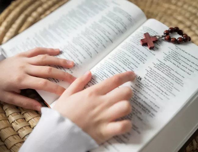 Biblia de estudio con comentarios teológicos y referencias cruzadas